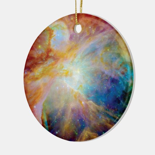 Orion Nebula Hubble Spitzer Telescope Space Keramisch Ornament (Links)