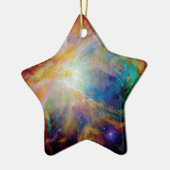 Orion Nebula Hubble Spitzer Telescope Space Keramisch Ornament (Links)