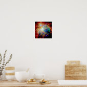 Orion Nebula Hubble Spitzer Telescope Space Poster (Keuken)