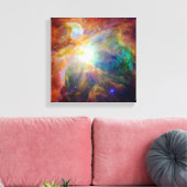 Orion Nebula (Hubble & Spitzer Telescopes) Canvas Afdruk (Insitu (Woonkamer))