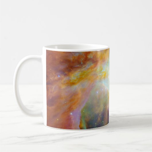 Orion Nebula (Hubble & Spitzer Telescopes) Koffiemok (Links)