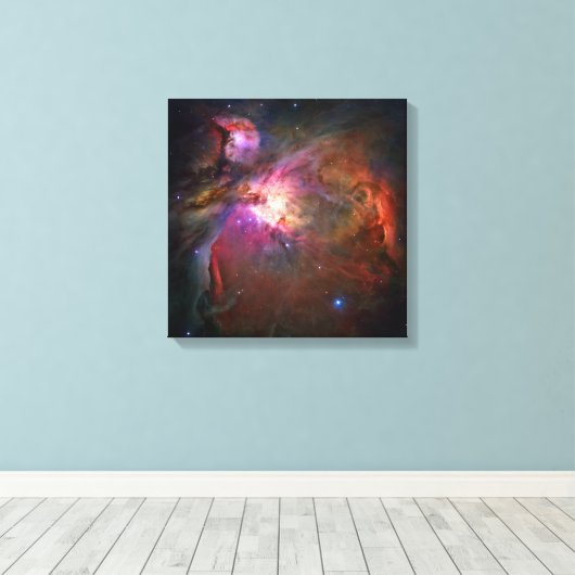 Orion Nebula (Hubble Telescope) Canvas Afdruk (Insitu (Houten vloer))