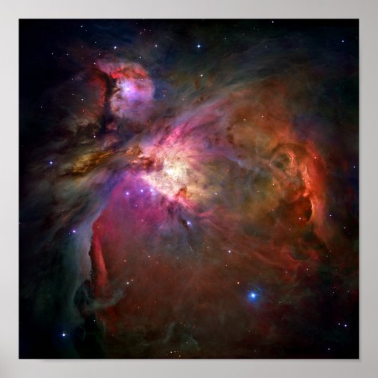 Orion Nebula (Hubble Telescope) Poster (Voorkant)