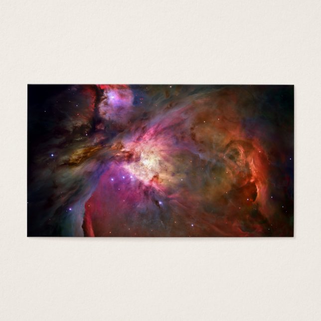 Orion Nebula (Hubble Telescope) Visitekaartje (Voorkant)