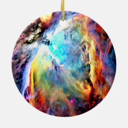 Orion Nebula Keramisch Ornament (Achterkant)