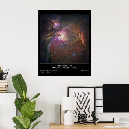 Orion Nebula - M42-poster Poster (Thuiskantoor)