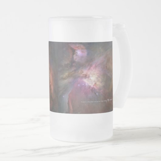 Orion Nebula Matglas Bierpul (Voorkant rechts)