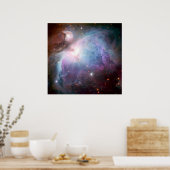 Orion Nebula Paarse Space Poster (Keuken)