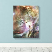 Orion Nebula Pastels Canvas Afdruk (Insitu (Houten vloer))