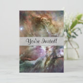 Orion Nebula Pastels Kaart (Staand voorkant)