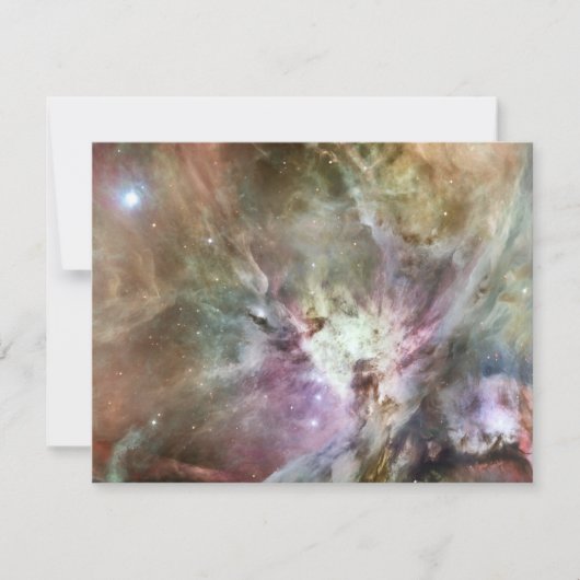 Orion Nebula Pastels Kaart (Voorkant)