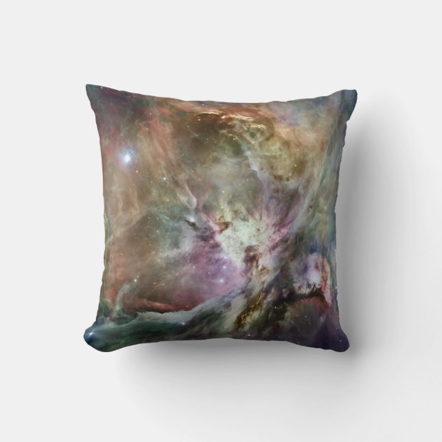 Orion Nebula Pastels Kussen (Voorkant)