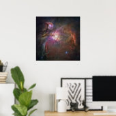 Orion Nebula Poster (Thuiskantoor)