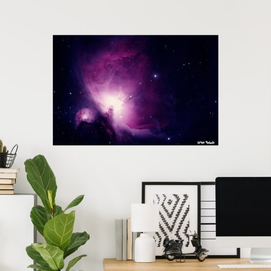 Orion Nebula Poster (Thuiskantoor)
