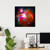Orion Nebula Poster (Thuiskantoor)