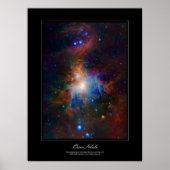 Orion Nebula poster in galerijstijl (Voorkant)