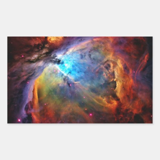 Orion Nebula Rechthoekige Sticker (Voorkant)
