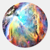 Orion Nebula Ronde Sticker (Voorkant)
