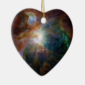 Orion Nebula roodbruin NASA Keramisch Ornament (Rechts)