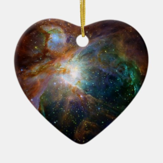 Orion Nebula roodbruin NASA Keramisch Ornament (Voorkant)