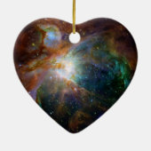 Orion Nebula roodbruin NASA Keramisch Ornament (Achterkant)