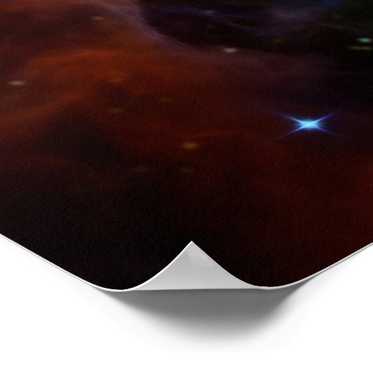 Orion Nebula roodbruin NASA Poster (Hoek)