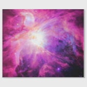Orion Nebula Roze Paarse Galaxy Wrapping Papier (Vlak)