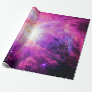 Orion Nebula Roze Paarse Galaxy Wrapping Papier