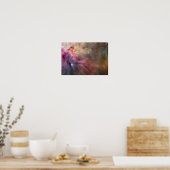 Orion Nebula roze Poster (Keuken)