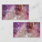 Orion Nebula roze Visitekaartje (Voorkant / Achterkant)