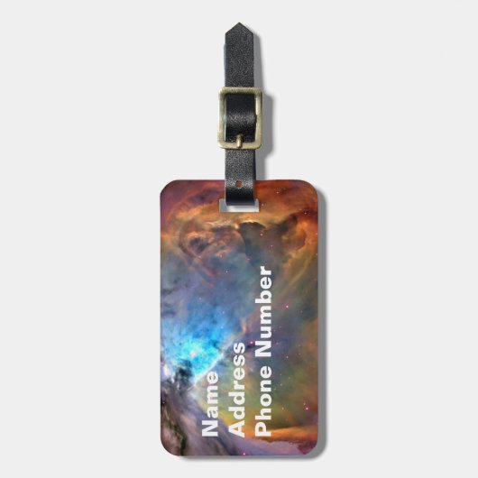 Orion Nebula Space Galaxy Bagagelabel (Voorkant verticaal)