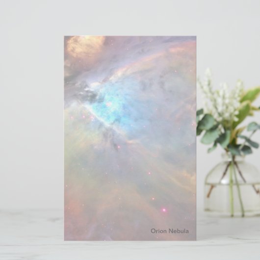 Orion Nebula Space Galaxy Briefpapier (Staand voorkant)