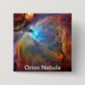Orion Nebula Space Galaxy Button (Voorkant)