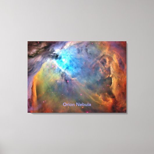 Orion Nebula Space Galaxy Canvas Afdruk (Voorkant)
