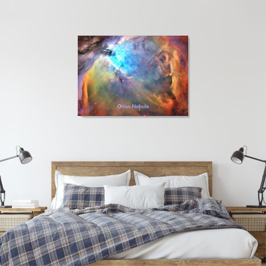 Orion Nebula Space Galaxy Canvas Afdruk (Insitu (Slaapkamer))