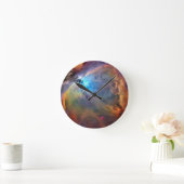 Orion Nebula Space Galaxy Clock Ronde Klok (Huis)