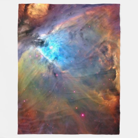 Orion Nebula Space Galaxy Fleece Deken (Voorkant)