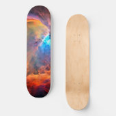 Orion Nebula Space Galaxy high contrast Persoonlijk Skateboard (Voorkant)