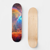Orion Nebula Space Galaxy high contrast Persoonlijk Skateboard (Voorkant)