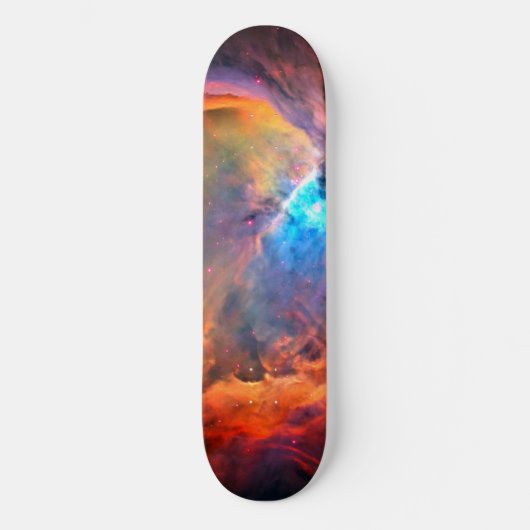 Orion Nebula Space Galaxy high contrast Persoonlijk Skateboard (Voorkant)