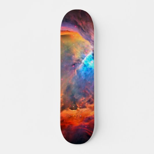 Orion Nebula Space Galaxy high contrast Persoonlijk Skateboard (Voorkant)