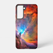 Orion Nebula Space Galaxy hoog contrast Samsung Galaxy Hoesje (Achterkant)