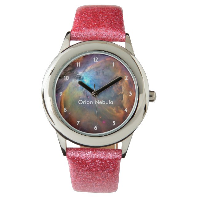 Orion Nebula Space Galaxy Horloge (Voorkant)