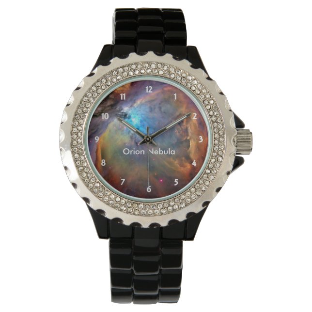 Orion Nebula Space Galaxy Horloge (Voorkant)