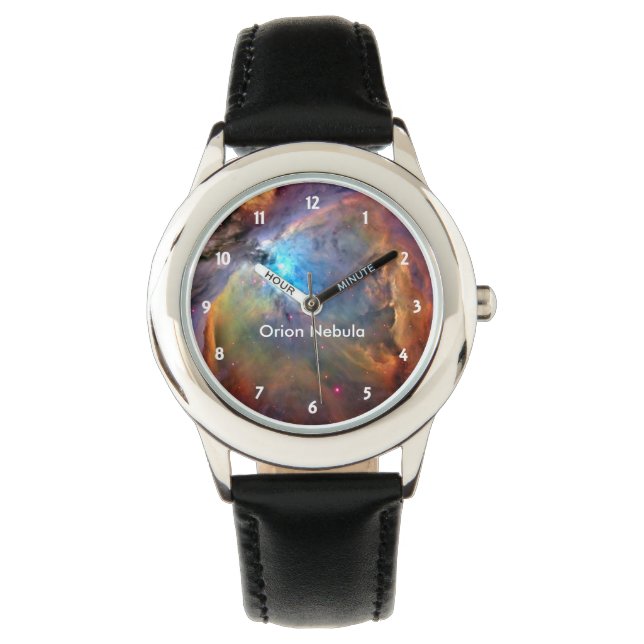 Orion Nebula Space Galaxy Horloge (Voorkant)