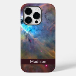Orion Nebula Space Galaxy Jouw naam Case-Mate iPhone 14 Pro Hoesje