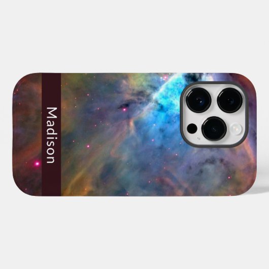 Orion Nebula Space Galaxy Jouw naam Case-Mate iPhone Case (Achterkant (horizontaal))