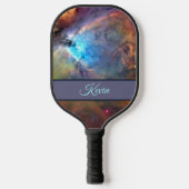 Orion Nebula Space Galaxy Jouw naam Pickleball Paddle (Voorkant)