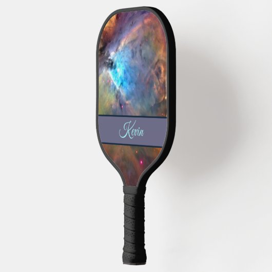 Orion Nebula Space Galaxy Jouw naam Pickleball Paddle (Links)