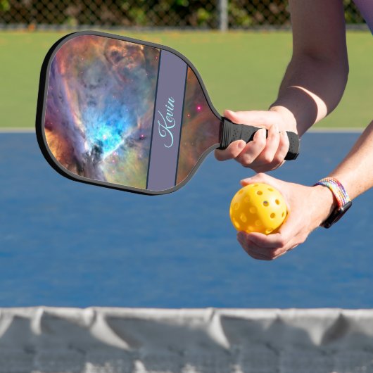 Orion Nebula Space Galaxy Jouw naam Pickleball Paddle (Insitu)